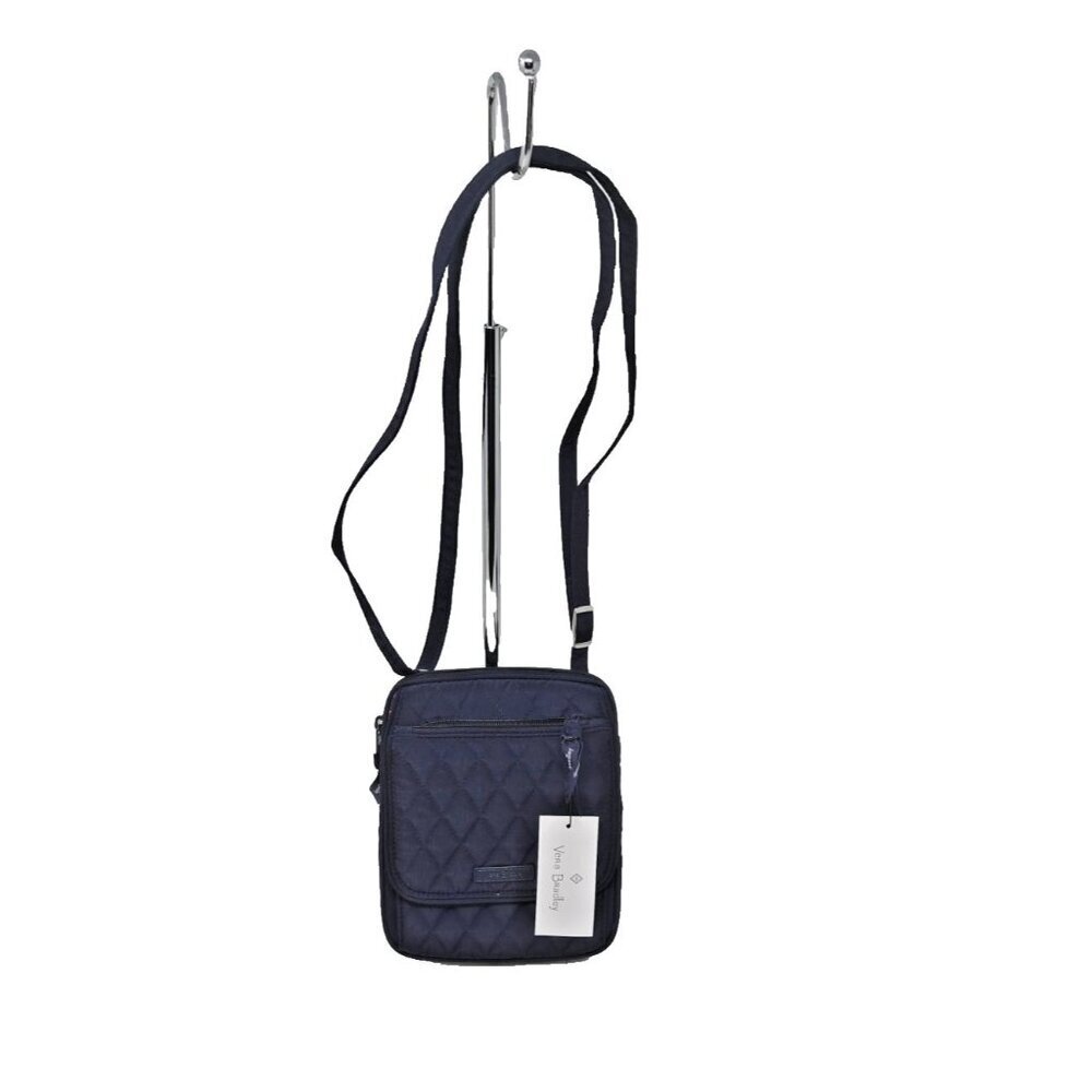 Vera Bradley Mini Hipster in Classic Navy 8" x 6.5" - Picture 6 of 12